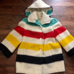 Official Hudson’s Bay Point Blanket Wool Coat